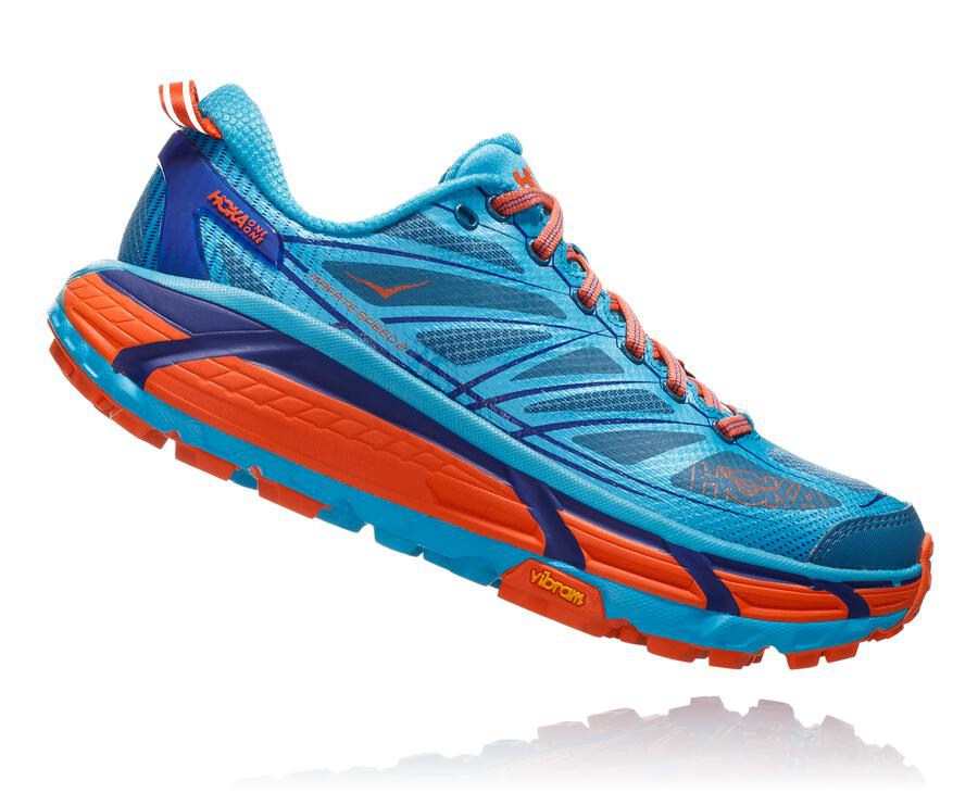 Hoka Australia One One Mafate Speed 2 - Womens Trail Shoes Blue - PUINW-6725